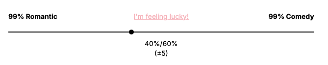 Screenshot of Rom-to-the-Com “I’m feeling lucky” feature